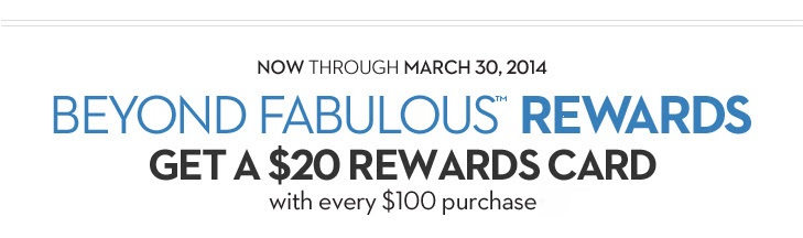 Coupon for: Chico's, Get a rewards card