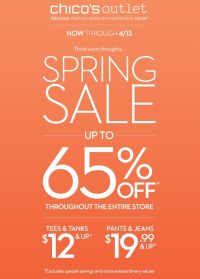 Coupon for: Chico's, Spring Sale