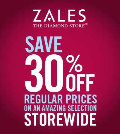 Coupon for: Zales, 30% off on an amazing selection