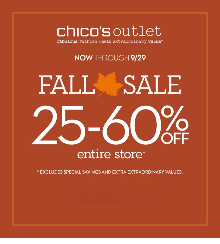 Coupon for: Chico's Outlets, up to 60% off ...