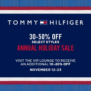 Coupon for: Tommy Hilfiger, Annual Holiday SALE ...