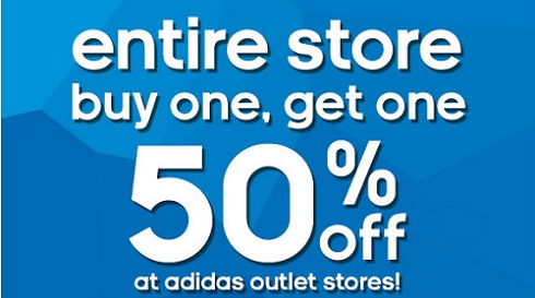 Coupon for: adidas outlet stores, BOGO SALE ...