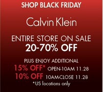 Coupon for: Calvin Klein, Black Friday 2014 & Premium ...