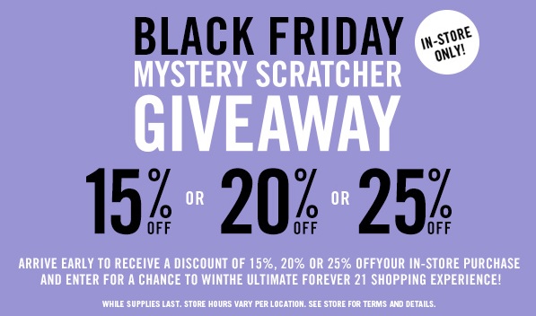 Coupon for: Forever 21, Black Friday Deals ...