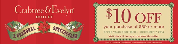 Coupon for: Crabtree & Evelyn, 10% off your ...