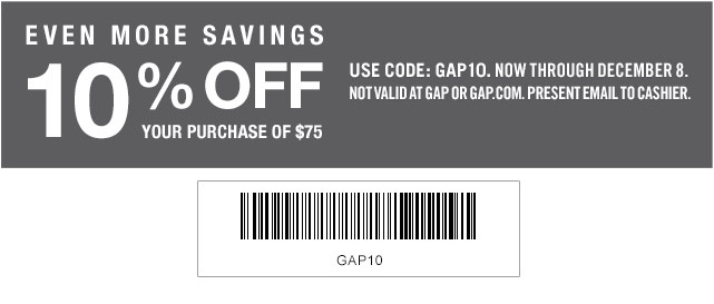 Coupon for: Gap Factory stores, $9.99 Cozy Sleepwear + ...