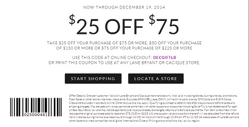 Coupon for: Lane Bryant, Spend more, save more ...