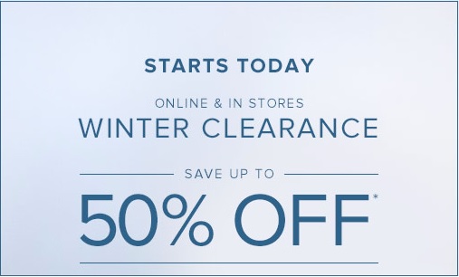 Coupon for: Brooks Brothers, Winter Clearance