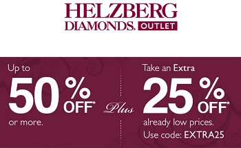 Coupon for: Helzberg Diamonds Outlet, Receive extra discount