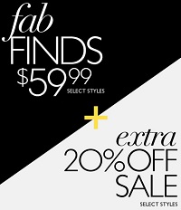 Coupon for: Nine West, Fab finds + Extra discount