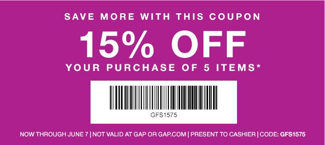 Coupon for: Gap Factory, another great offer