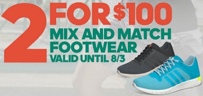 Coupon for: adidas Outlet Stores, Mix & Match Footwear