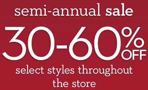 Coupon for: The Semi-Annual Sale from Chico's Outlets