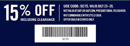 Coupon for: Gap Factory Stores, Extra savings