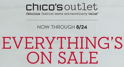 Coupon for: Chico's Outlets, Everything on Sale ...