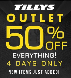 Coupon for: Tilly's, Enjoy savings at outlet section ...