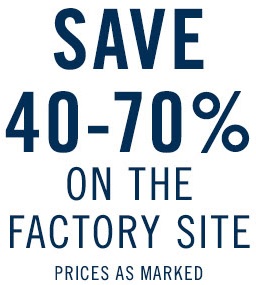 Coupon for: Save big at Nautica Factory