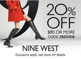 Coupon for: Sale at Nine West stores at Tanger Outlets ...