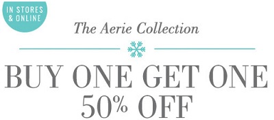 Coupon for: aerie, Buy one, get one with discount ...