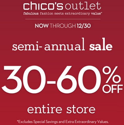 Coupon for: Chico's Outlets & Semi-annual Sale 2015 ...