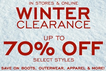 Coupon for: G.H. Bass & Co. Factory Outlet Stores, Winter Clearance ...