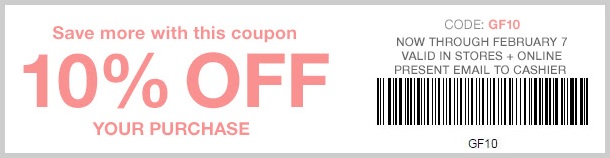 Coupon for: Save with Gap Factory coupon