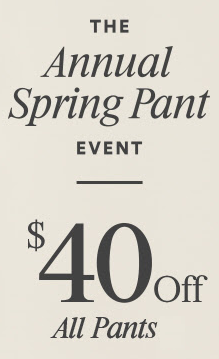 Coupon for: The Pant Event at Ann Taylor Factory Stores