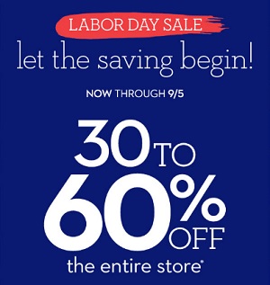 Coupon for: Labor Day Sale at Chico's Outlets