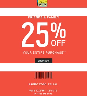 Coupon for: Enjoy Shopping during Fossil Friends & Family Sale