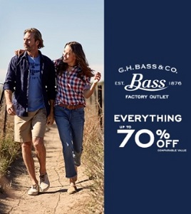 Coupon for: G.H. Bass & Co. Factory Outlets: Spring Preview Up To 70% Off