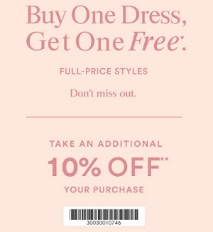 Coupon for: Amazing savings at Ann Taylor Factory Stores