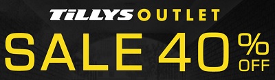 Coupon for: Save money during Tillys Outlet Sale