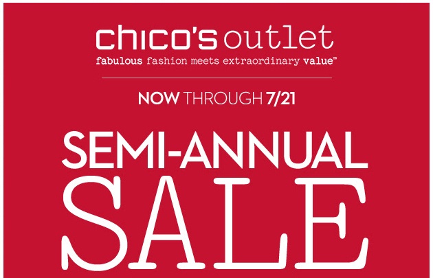 Coupon for: Chico's Outlet, Semi - Annual SALE
