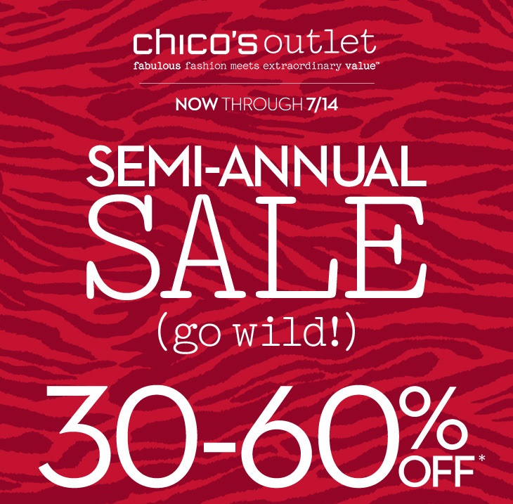 Coupon for: Chico's Outlet, Semi Annual SALE