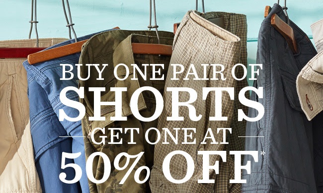 Coupon for: Tommy Bahama, BOGO shorts