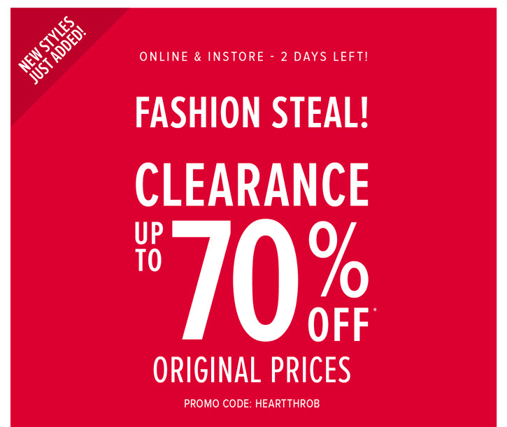 Coupon for: Torrid, Clearance - last 2 days