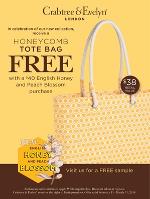 Coupon for: Crabtree & Evelyn, get a gift with your purchase